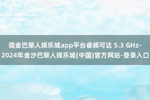 现金巴黎人娱乐城app平台睿频可达 5.3 GHz-2024年金沙巴黎人娱乐城(中国)官方网站-登录入口